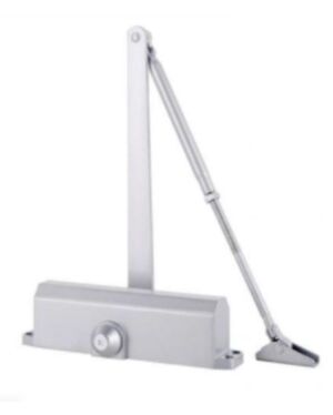 Amortecedor hidráulico de porta com braço ajustável PNI AM1500S para fechamento de portas 100 - 150kg