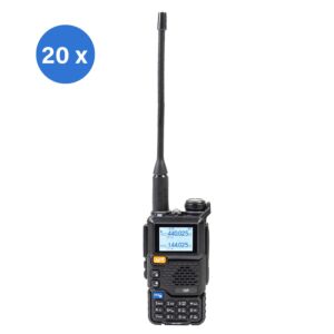 Caixa de Estação de Rádio Portátil P18UV VHF/UHF PNI de 20 Peças