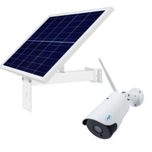 Câmera de Videovigilância Sem Fio PNI IP52LR e Painel Solar Fotovoltaico PNI PSF6020A
