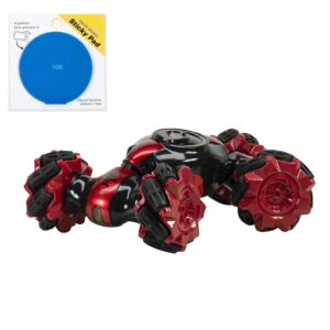 Conjunto de brinquedo Silvercloud RedTwo com veículo off-road, controle remoto e tapete adesivo azul incluído.