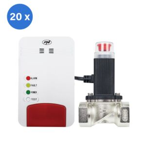 Kit de sensor de gás inteligente e válvula solenoide PNI Safe House Smart Gas 300