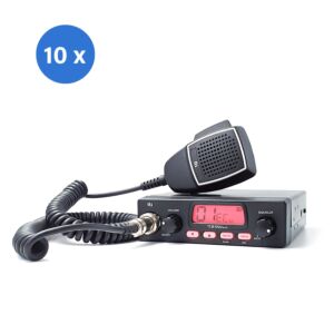 Caixa com 10 peças CB TTi TCB-550 N estação de rádio com squelch automático