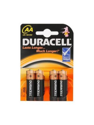 Bateria alcalina Duracell Basic AA ou R6
