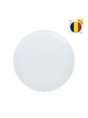 Luminária de teto LED PNI D-Light CL2436T com Wi-Fi, RGBW, 36W, dimerizável e com suporte adesivo incluso.
