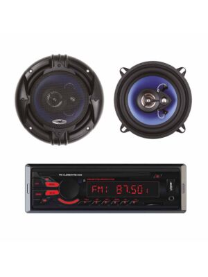 Pacote de rádio MP3 Player de carro PNI Clementine 8440 4x45w + Alto-falantes coaxiais PNI HiFi650, 120W