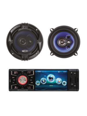 Pacote MP5 player para carro PNI Clementine 9545 + Alto-falantes coaxiais para carro PNI HiFi500, 100W, 12,7 cm