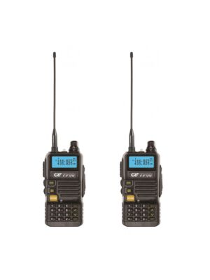 Estação de Rádio Portátil CRT FP00 em Pacote de 2 Peças