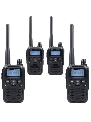 Conjunto de 4 estações de rádio portáteis PNI DMR