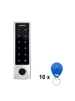 Pacote de teclado de controle de acesso PNI DK350 com aplicativo Wi-Fi Tuya e tag 10bc TEM01 125 kHz 64 bits