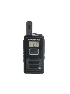 Rádio portátil PMR Dynascan 3A 446MHz, 0,5W, 16 canais