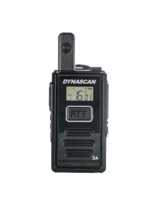 Rádio portátil PMR Dynascan 3A 446MHz, 0,5W, 16 canais