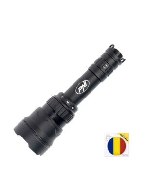 Pacote de Lanterna LED PNI Adventure F300 em 3 cores: branco, vermelho, verde, máximo 10W, IPX6 + Flag Sticky Pad