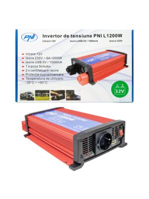Fonte de alimentação do inversor de tensão L1200W PNI saída de 12V 230V