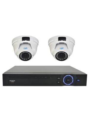 Kit de videovigilância PNI House - NVR 16CH 1080P e 2 PNI IP2DOME 1080P PNI camera
