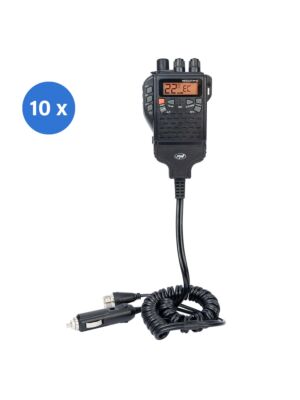 Caixa com 10 unidades de rádio portátil CB PNI Escort HP 62