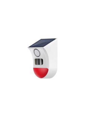 Sirene externa sem fio PNI SafeHouse HS013S com carregamento solar 433 MHz