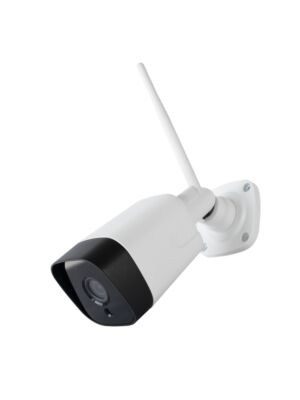 Câmera de videovigilância PNI IP784 2Mp WiFi, zoom digital, slot micro SD, autônoma, aplicativo móvel