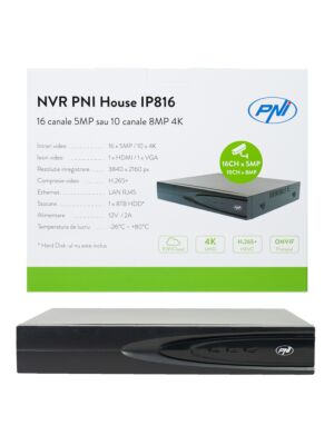 NVR PNI House IP816 com 16 canais