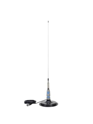 Antena CB PNI ML170 com 168 cm de comprimento, 26-30 MHz, 1000 W e base magnética PNI 170/PL.