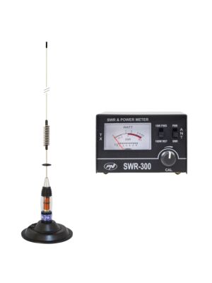 Pacote de antena PNI ML70 CB, comprimento 70 cm com ímã incluído + refletômetro PNI SWR-300