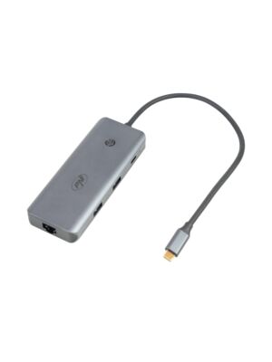 Adaptador Multiporta PNI MP15S USB-C para HDMI, 2 x USB 3.0, SD/TF, RJ45, USB-C PD