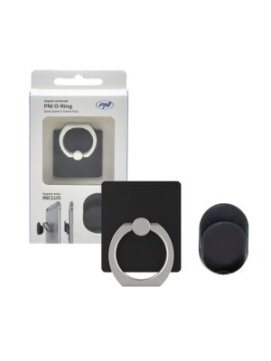 Suporte Universal PNI O-Ring, suporte de mesa e Smart Grip, preto, suporte automático incluído