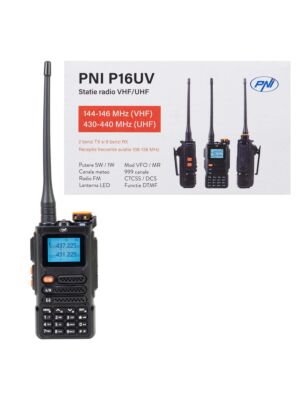 Estação de rádio portátil VHF/UHF