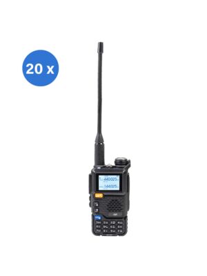 Caixa de Estação de Rádio Portátil P18UV VHF/UHF PNI de 20 Peças