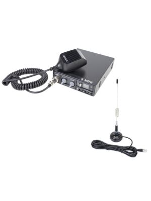 CB CRT S Mini Dupla Voltagem 12/24V 4W + Antena CB PNI ML29