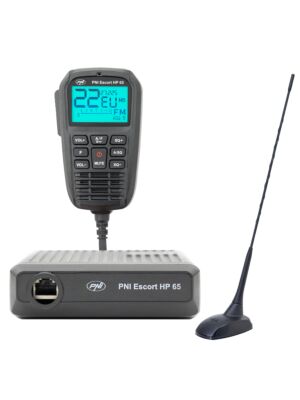 Pacote de estação de rádio CB PNI Escort HP 65 ASQ e antena CB PNI Extra 48