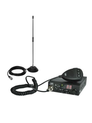 CB PNI ESCORT Kit de estação de rádio HP 8024 ASQ + Antena CB PNI Extra 40