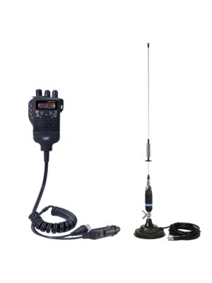 Kit de estação de rádio CB PNI Escort HP 62 e antena PNI S75 com ímã incluído