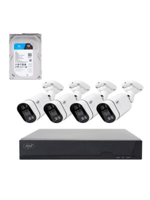 Kit de videovigilância com HDD incluído