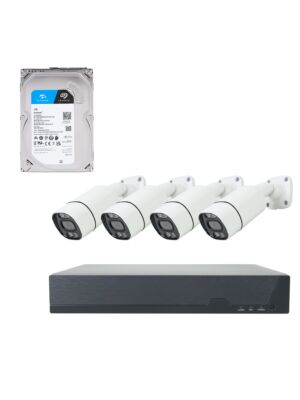 Kit de videovigilância de 8MP