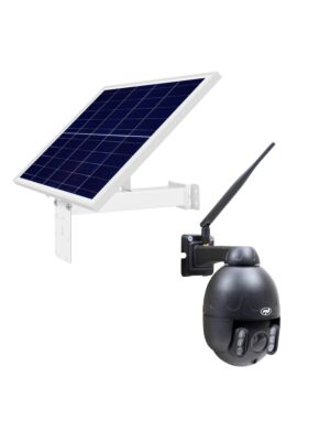 Kit de Câmera de Videovigilância Sem Fio PNI IP655B e Painel Solar Fotovoltaico PNI PSF6020A