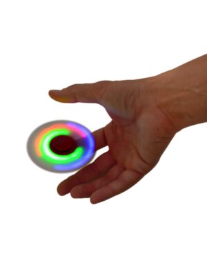 Estilizado vermelho LED Anti Stress Toy