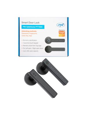 Campainha inteligente PNI SafeHome PTY800 com leitor de impressões digitais