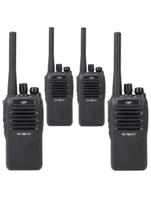 Kit de 4 estações de rádio portáteis PNI PMR