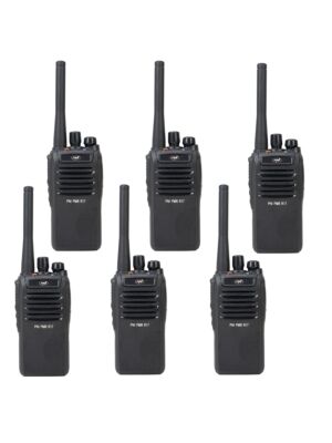 Pacote de 6 estações de rádio portáteis PNI PMR