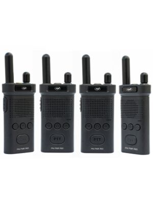 Kit de 4 estações de rádio portáteis