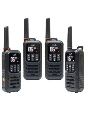 Kit de 4 estações de rádio portáteis PNI