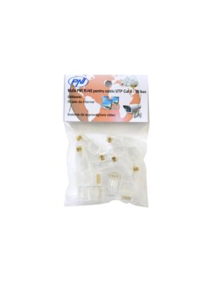 Plugue PNJ RJ45 para UTP Cat Cat 6 set 10 pcs