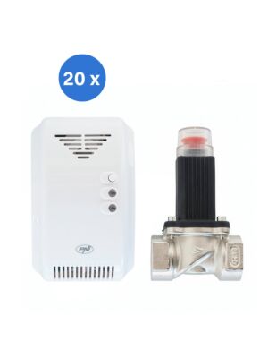 Kit de sensor de gás e válvula solenoide PNI Safe House 200