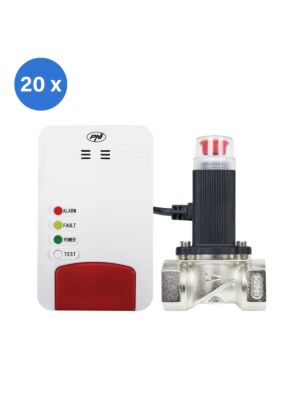Kit de sensor de gás inteligente e válvula solenoide PNI Safe House Smart Gas 300