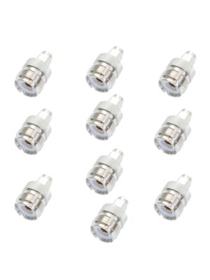 Conjunto com 10 peças PNI PL259 fêmea para plugue macho SMA