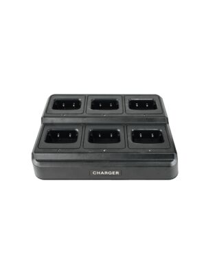 Multi-carregador PNI WCR406 para carregamento simultâneo de 6 estações de rádio PNI PMR R40 PRO