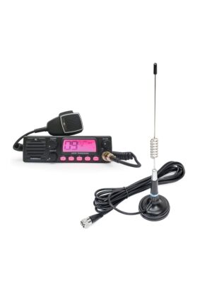 Kit estação de rádio CB TTi TCB-900 EVO + antena PNI ML29 CB, comprimento 34 cm