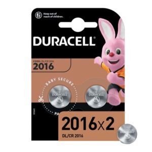 Baterias de lítio CR2016N especializadas da Duracell, 2 unidades