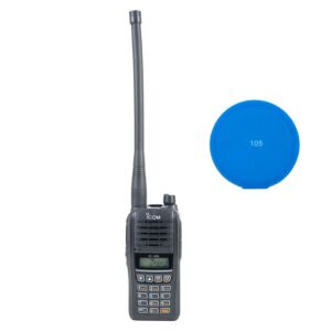 Estação de rádio VHF portátil ICom, PNI
