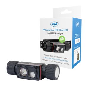 Farol de LED duplo PNI Adventure F80